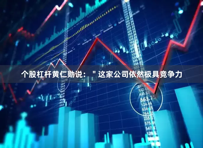 个股杠杆黄仁勋说：＂这家公司依然极具竞争力