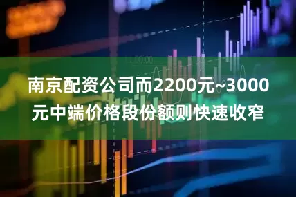南京配资公司而2200元~3000元中端价格段份额则快速收窄